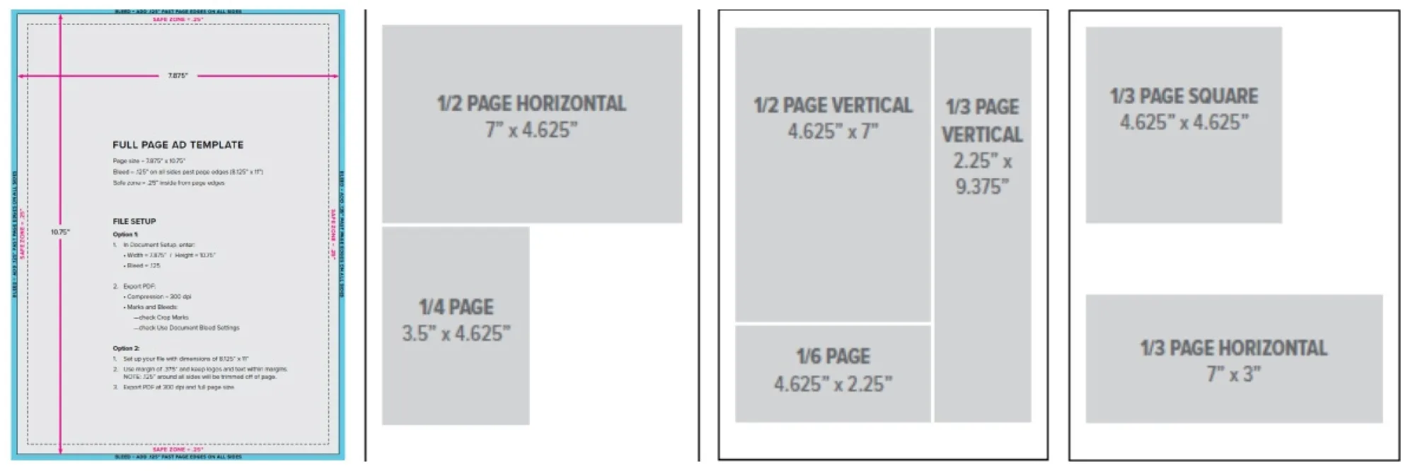 AFRS Program Ad Sizing Image