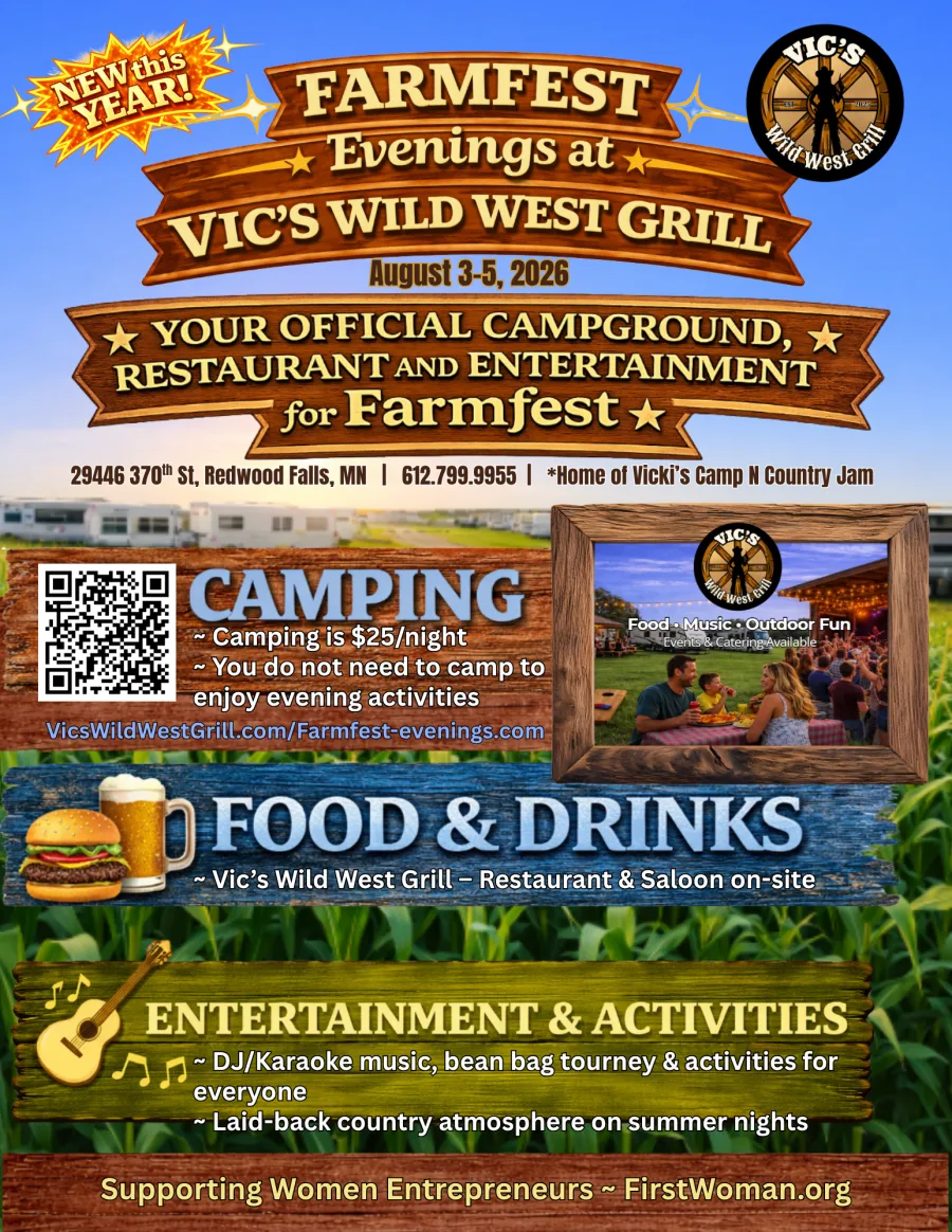 Farmfest Evenings at VWW Griill with Framed Photo